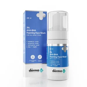 The Derma Co 3% AHA+BHA Foaming Daily Face Wash -100 ml