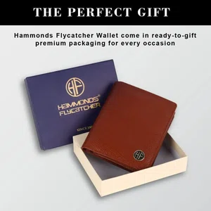 Hammonds Flycatcher RFID Protected Tan Leather Wallet For Men (HF 514 BLK)