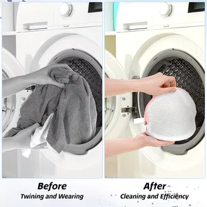 Premium Bra & Underwear Laundry Bags - Protective Oval Mesh Wash Pouches with Zipper Guard for Lingerie, Swimwear & Delicates