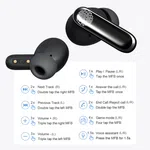 Elephu Rizz 3012 Earbuds | 50 Hours Playback| Rapid Charging|Environmental Noise Cancellation| 4 Mics| Dual Pairing| Game Mode