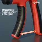 Adjustable Hand Grip Strengthener|Adjustable Resistance (5kg-40kg)| Hand Exercise Equipment for Forearm Exercise, Finger Exercise Power Gripper Unbreakable Grip