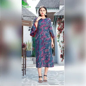 Vivila Seven Star Cotton Kurti #1003