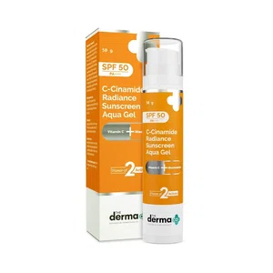 The Derma Co C-Cinamide Sunscreen SPF 50 Aqua Gel- 50gm