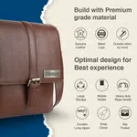 Hammonds Flycatcher Genuine Leather Unisex Sling Bag