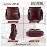 HAMMONDS FLYCATCHER Mens Genuine Leather Messenger Sling Bag| Sb1164