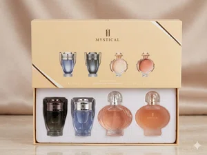 Mystical Perfume Set Gift Box - Fresh and Long Lasting Fragrance for Her - 4 Pack (30ml Each) EDP Luxury Scent Collection