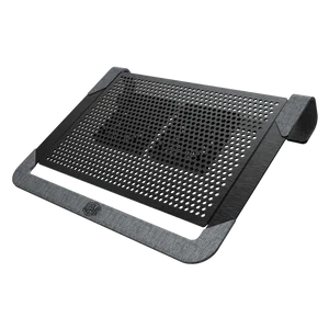 Notepal U2 PLUS V2, Cable Manger, 2in1 Case, 2 x Moveable Fan, Metal + Fabric