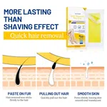 DISAAR BEAUTY Hair Removal Wax Strip Ready To Use At Home Armpit Leg Arm Bikini Area Natural Plant Extract Soothing Soft Skin 20PCS