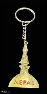 Swoyambhu Chaitya Design Keyring
