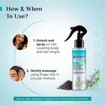 Pilgrim Korean Black Rice and Rosemary Water Spray With Biotin For Strong, Nourished Hair 200ml | Spray for Regrowth | Thicker & Stronger Hair | Sulphete & Paraben Free I For Women for Men