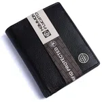 Hammonds Flycatcher RFID Protected Black Leather Wallet For Men (HF 514 BLK)