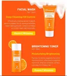 4 In 1 Set Disaar Beauty Vitamin C Skincare Set – Cleanser, Toner, Serum & Cream | Gift Set for Women & Teens