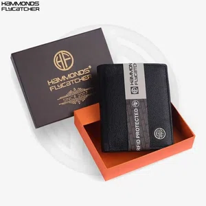 Hammonds Flycatcher RFID Protected Tan Leather Wallet For Men