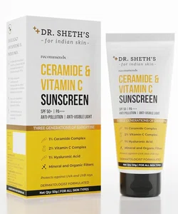 Dr. Sheth's Ceramide & Vitamin C Sunscreen 50g
