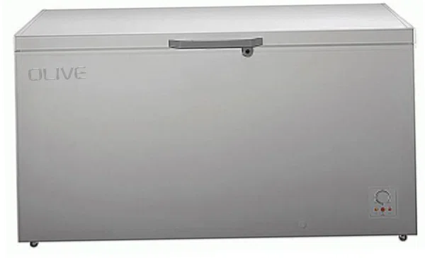 Olive 250 Litres Hard Top Chest Freezer With Sliding Glass Inside