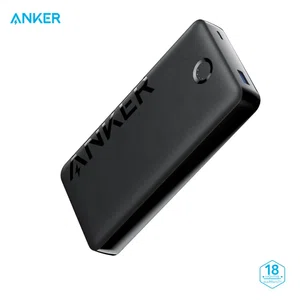 Anker Portable Charger, 20,000mAh Power Bank, Battery Pack with 2-Port, 15W High-Speed Charging for iPhone 15/15 Plus/15 Pro/15 Pro Max, 14/13/12 Series, Samsung Galaxy, and More (Black)