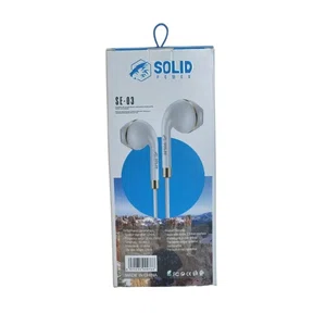 SE03 Universal Earphone With MIC for  Laptop, Desktop, And Mobile Phones 3.5 mm Jack