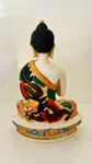 5.5” Abhaya Mudra Buddha Statue–Intricate Dragon Carvings –Protection & Serenity