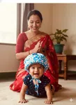 Baby Cushion Head Protector With Lace Lock