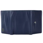 Hammonds Flycatcher Genuine Leather Blue Trifold Wallet For Men