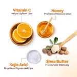 Mamaearth Vitamin C Moisture Therapy Lip Balm SPF 50 with Vitamin C & Honey for Lip Lightening - 15 g