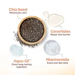 Mamaearth Chia Oil-Free Moisturizer with Chia Seed & Ceramides for Hydrated Glow - 80 g