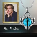 Devil Eye Pendant Necklace for Men/Boys - Stainless Steel