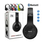 P47 Wireless Bluetooth Over-Ear Headphones with Mic | Foldable and Rechargeable | High Fidelity Sound