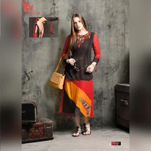 FuLoo's Magic Dress Heavy Georgette With Emboridery #1241