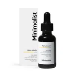Minimalist Dark Spots Removal Serum with 2% Alpha Arbutin for Hyperpigmentation | Reduces Blemishes, Acne Marks & Tanning with Hyaluronic Acid & Butylresorcinol | For Women & Men | 1FL OZ/30 ml