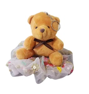 Cute Teddy Brown Key Ring 1 Pcs