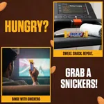Snickers Butterscotch Flavoured Chocolate Bar | Loaded with Crunchy Peanuts, Nougat & Caramel  | 40g | Pack of 4