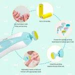 6-in-1 Electric Baby Nail Trimmer – Safe & Quiet Automatic Nail File Drill