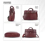 Hammonds Flycatcher Brown Genuine Leather Laptop Bag For Men - Bags | Laptop Bags For Men | Bag For Men