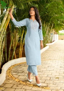 FuLooS GL Kosh Rayon Kurtis with Pants #02