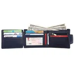 Hammonds Flycatcher Blue Genuine Leather Wallet For Men