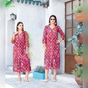 Vivila Seven Star Cotton Kurti  #1004