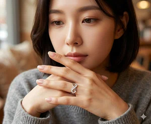 PURE SILVER INFINITY RING FOR WOMEN 19