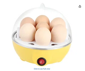 Portable Mini Egg Boiler / Egg Steamer / Egg Cooker ( 7 Eggs ) BOS