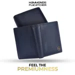 Hammonds Flycatcher Genuine Leather Blue Wallet For Men