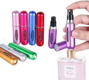 Mini Portable Refillable Perfume Atomizer Bottle - 10ml Pocket Spray