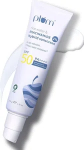 Plum Goodness 2% Niacinamide & Rice Water Spf 50 Pa+++ Hybrid Sunscreen 50Ml
