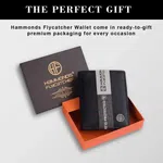 Hammonds Flycatcher RFID Protected Black Leather Wallet For Men