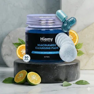 Hiemy Niacinamide Cleansing Pads – Pore Refining & Brightening Treatment (50 Pads)