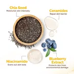 Mamaearth Chia Calming Sunscreen with Chia Seed & Ceramides for Hydrated Glow & Sun Protection - 50 g