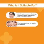 The Derma Co Hyaluronic Invisible Sunscreen Gel with Hyaluronic Acid & Vitamin E - 50g