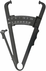 Body Fat Caliper - Handheld BMI Body Fat Measurement Device - Body Fat Analyzer -Skinfold Caliper Measures Body Fat with Chart and Manual