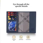 HAMMONDS FLYCATCHER Prussian Blue Leather Unisex RFID Blocking Passport Holder (PH602BNL) - Leather Passport Holder |