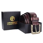 Hammonds Flycatcher Genuine Leather Belt For Men - Men's Black Genuine Leather Belt | Belt With Warranty |