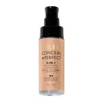 Milani Conceal + Perfect 2-in-1 Foundation + Concealer – 04 Medium Beige (30ml)